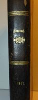 Neue Fundschätze Hausbuch antik 1871 Leder   grosses Hausbuc