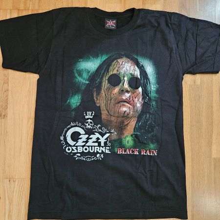 Ozzy Osbourne Black Rain T-Shirt Grösse M Neu