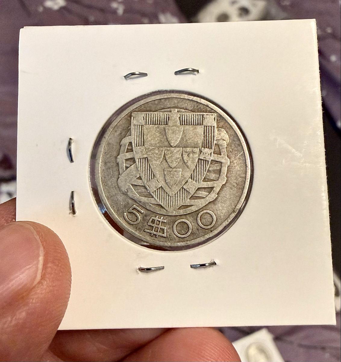 Tutti le monete: 5 Escudos Portugal 1933!!! Silber!!!  – Usato da Oberentfelden venduto da NunoLouro 1