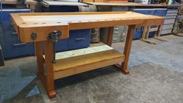 Hobelbank Werkbank Gropp Ermatingen 200cm restaurierter 