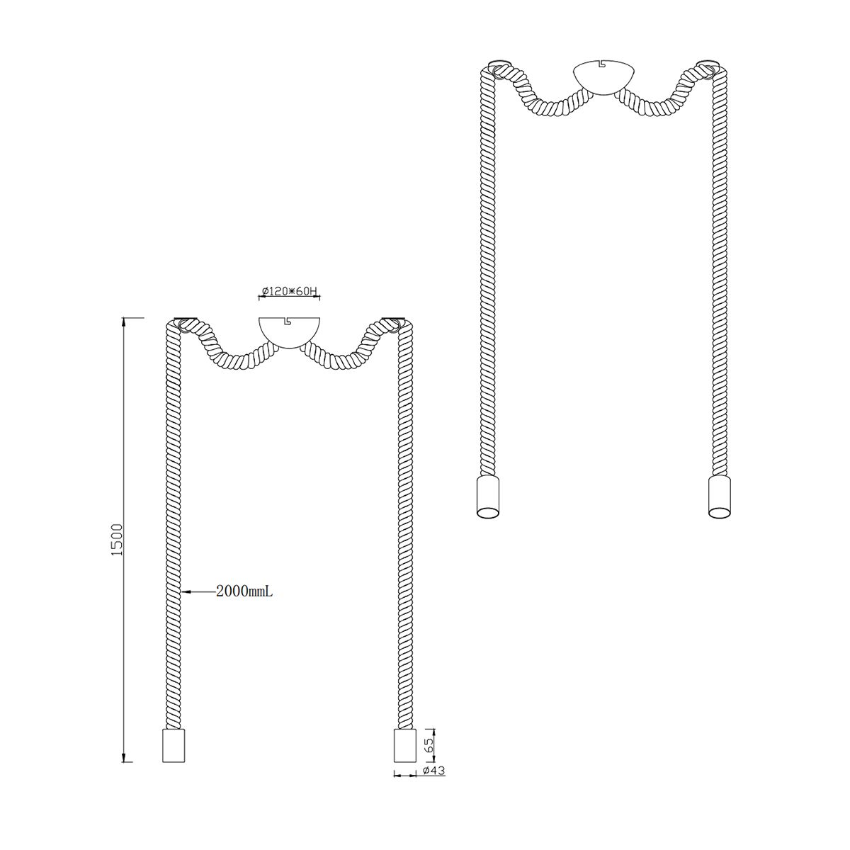 Lampadari & plafoniere: Pendelleuchte, Altmessing, 150 cm Höhe  – Nuovo (secondo la descrizione) da Kreuzlingen venduto da Smart-Light 4
