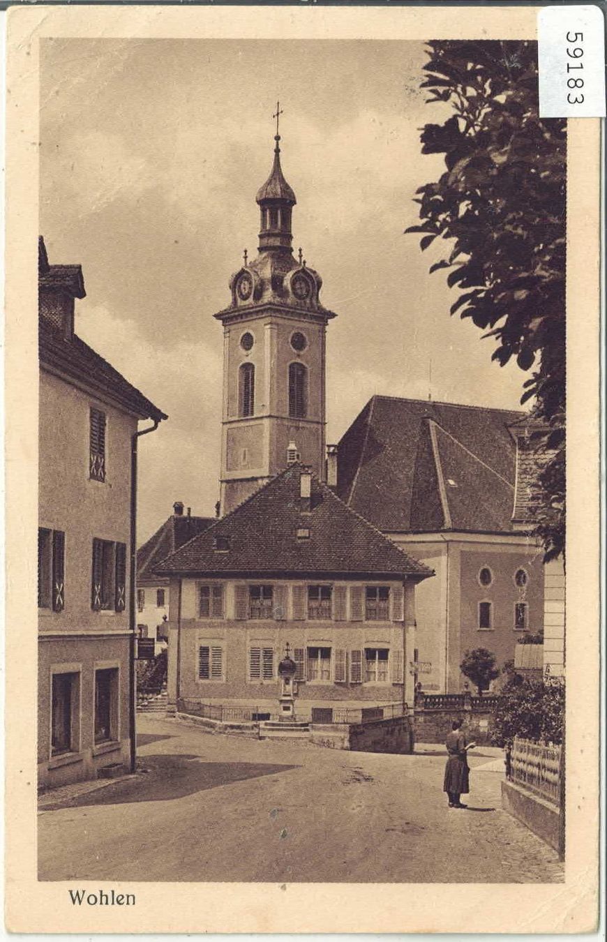 Cartes postales: Wohlen - Dorfpartie – D'occasion à Ettingen par Kartenplanet