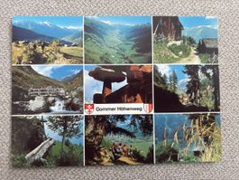 Alte Ansichtskarte Gommer Höhenweg Oberwald-Belwald Wallis