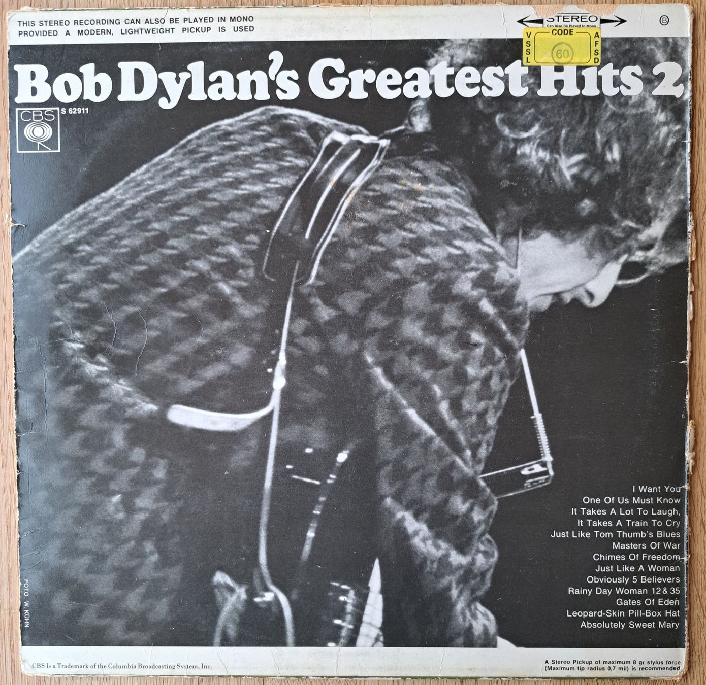 Schallplatten: Bob Dylan - Greatest Hits 2 – Gebraucht aus Meggen von Ricardokoch 1