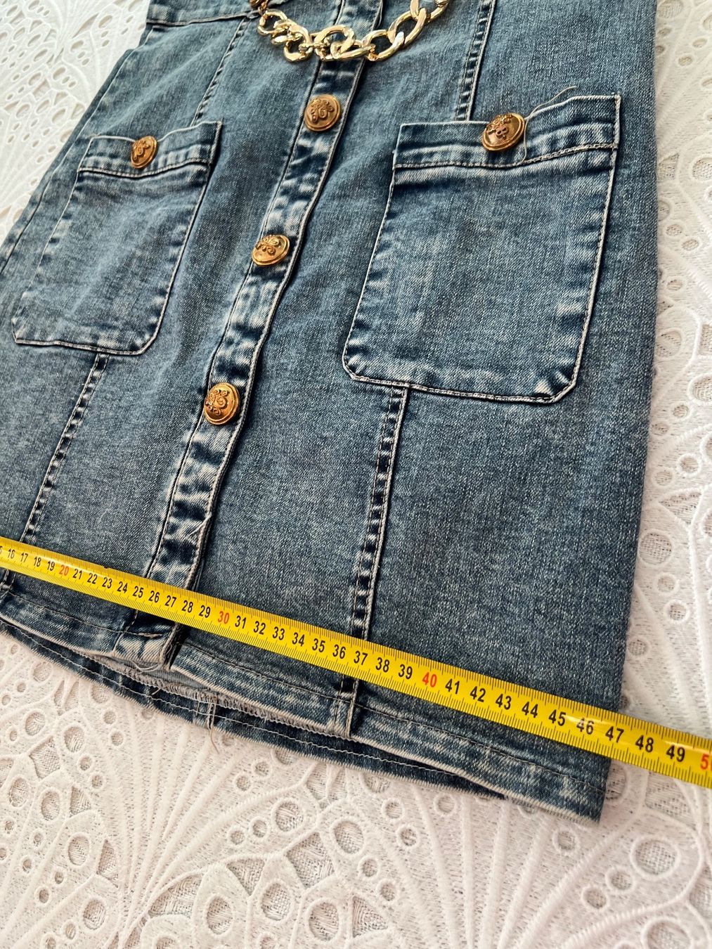 Vestiti & Gonne: Denim Jeans Mädchen Kleid Gr 158/164 – Usato da Frenkendorf venduto da Style365 6