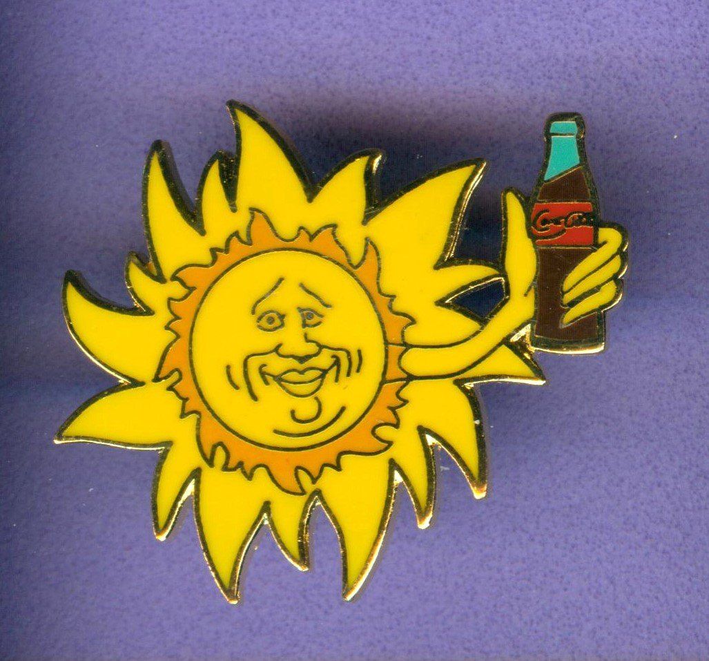 Coca-Cola Placchette & Badge: Coca Cola   SONNE – Usato da Winterthur venduto da Sammleroase