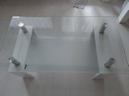 A vendre table basse en verre 