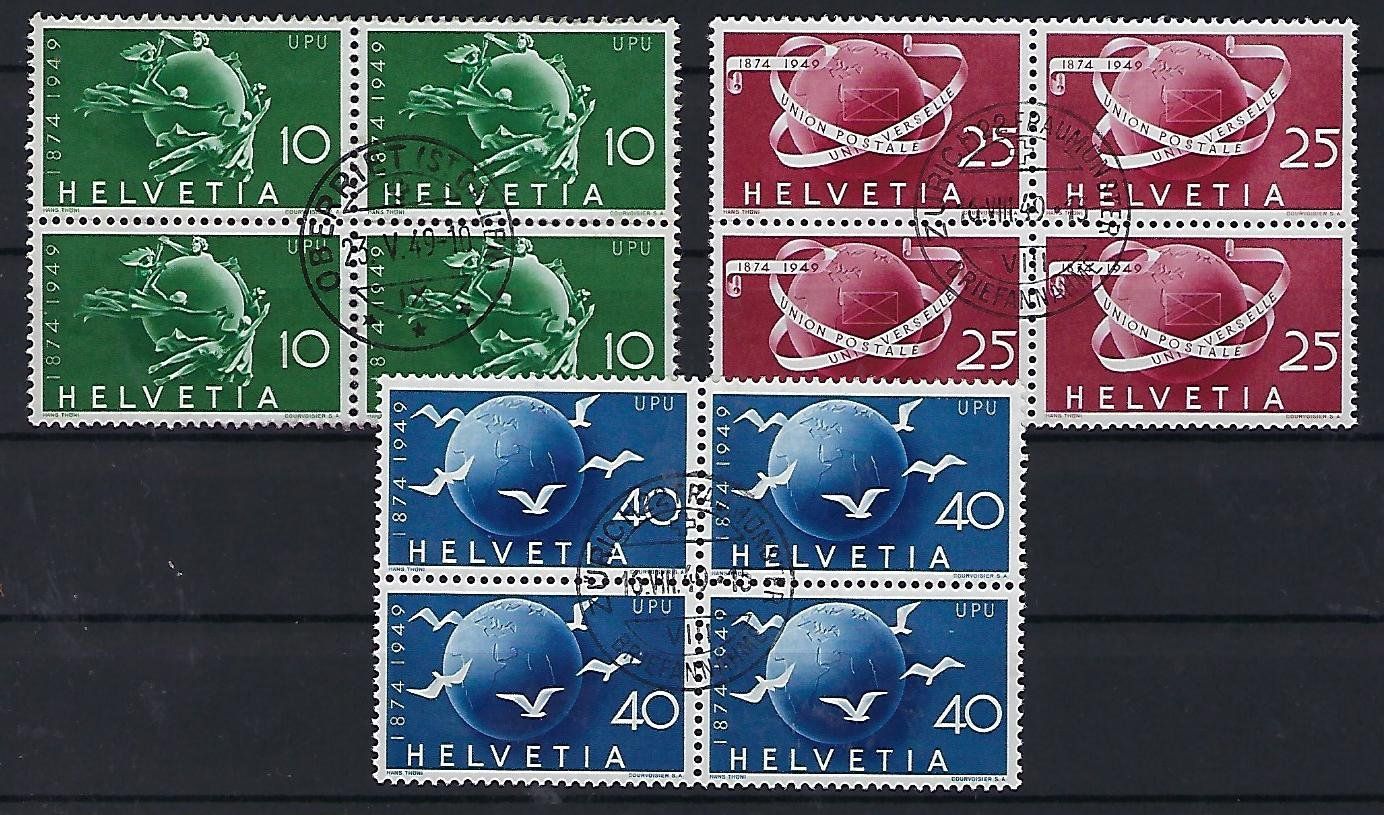 Tutti i francobolli: Werbemarken 1949 Viererblocks gestempelt   14486 – Usato da Lunden venduto da Animus999