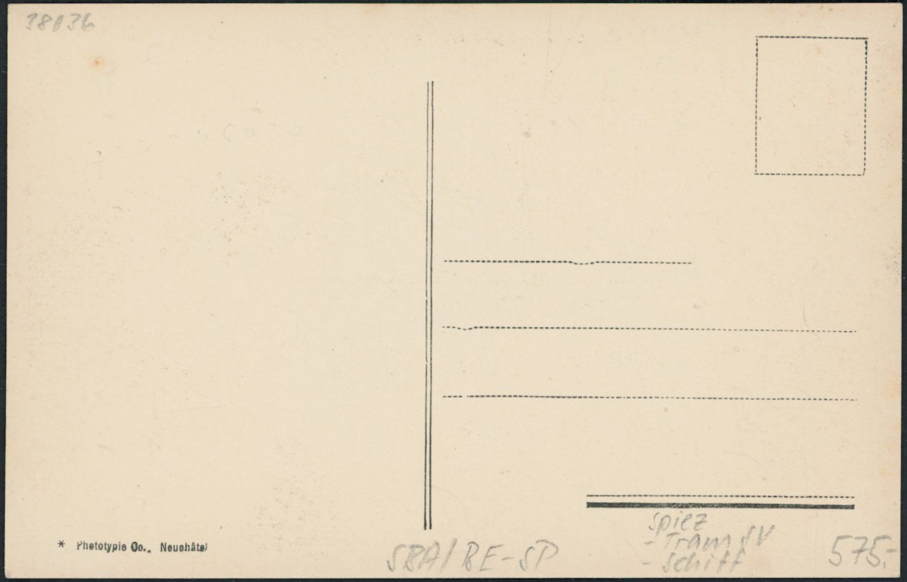 Cartoline postali: BE Spiez - Tram SV - Schiff - Thunersee – Nuovo (secondo la descrizione) da Schindellegi venduto da masutka7 1