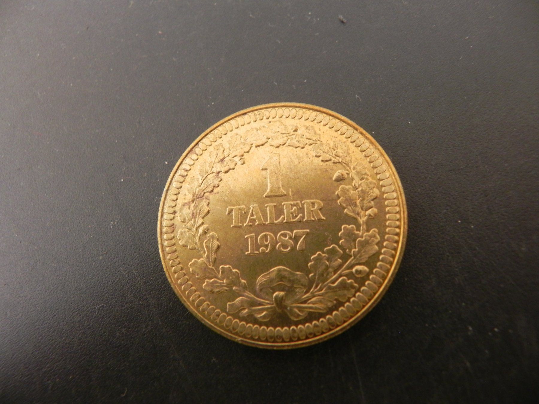 Medaillen: Medaille Zofingen 1 Taler 1987 – Gebraucht aus Biel/Bienne von Gogolozi
