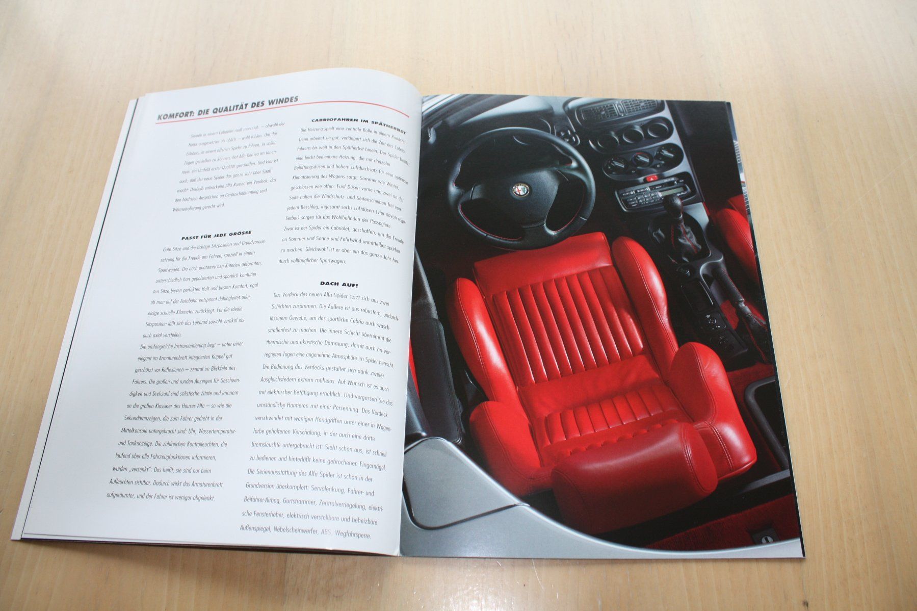 Alfa Romeo Dokumente: Alfa Romeo Spider Hochglanz Prospekt 7/1997 – Gebraucht aus Wikon von erwin400 5