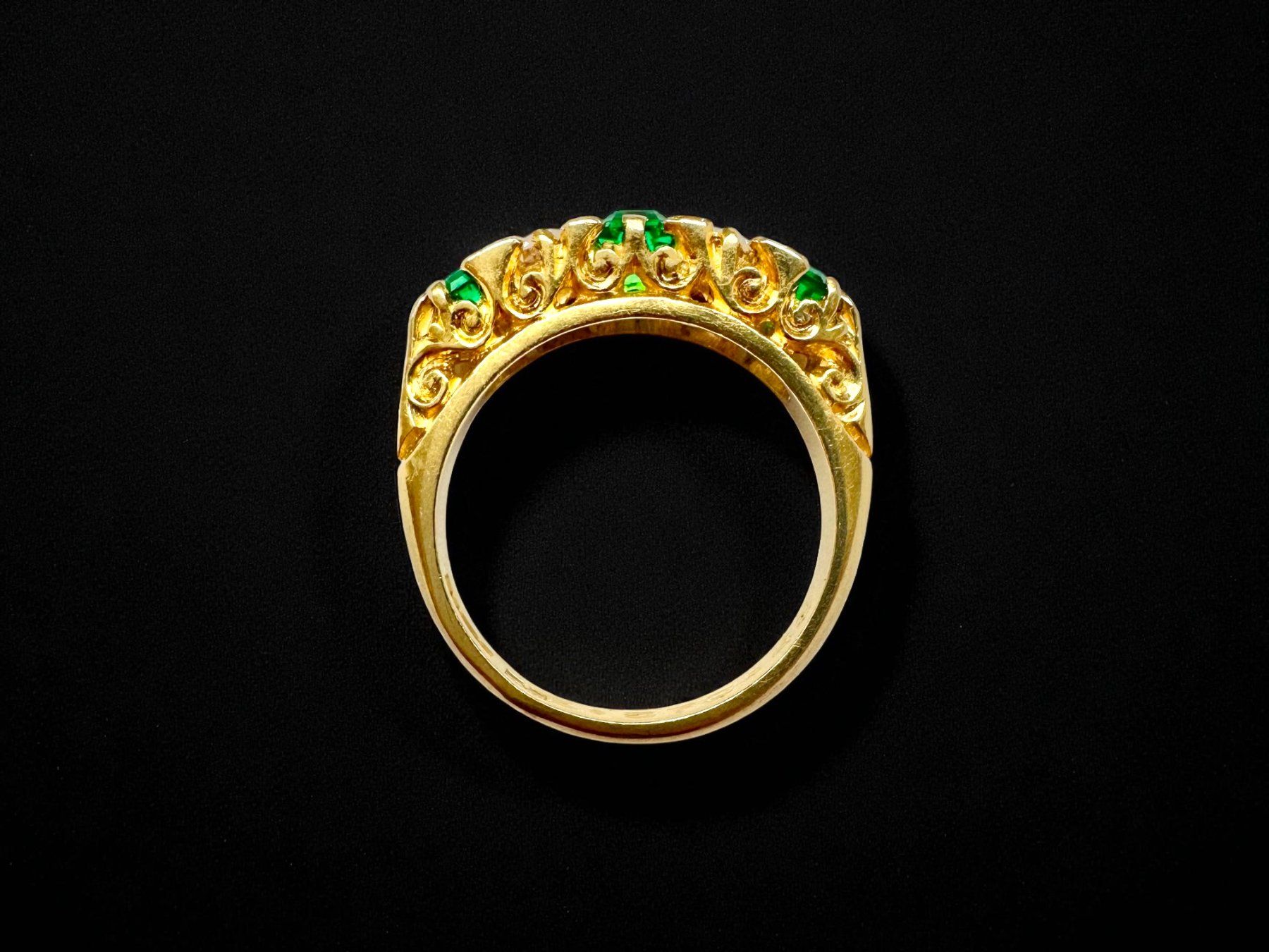 Anelli: MAPPIN & WEBB, London,  Smaragd - Diamant - Ring – Usato da Zuzwil SG venduto da artimmo 5