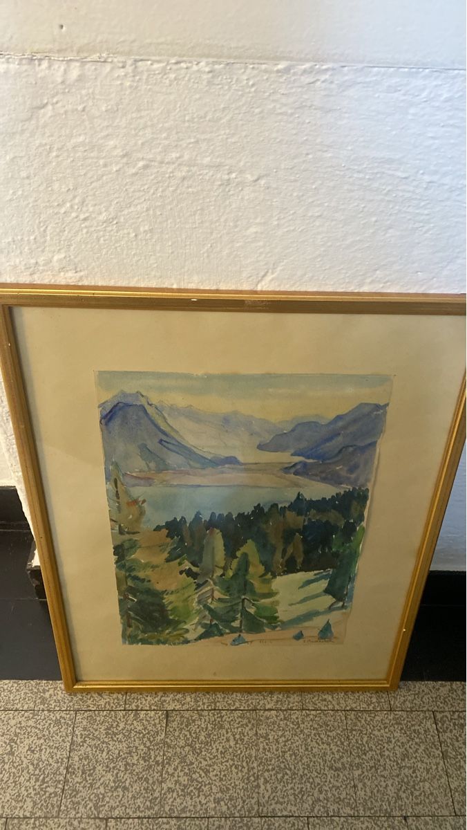 Gemälde: Watercolor Landscape Painting – Gebraucht aus Dietikon von Tdaf33
