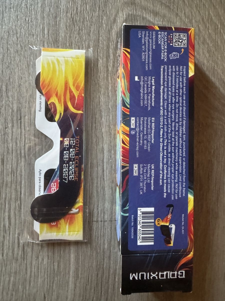 Occhiali & Lenti: Sonnenfinsternisbrille – Nuovo (secondo la descrizione) da Schüpfheim venduto da Vunok 1