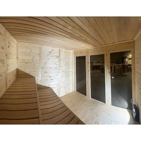 Sauna & Accessori: Eco Modern Sauna 2,4mx2,4 m / L005 – Usato da St. Gallen venduto da Spa_at_Home911 5