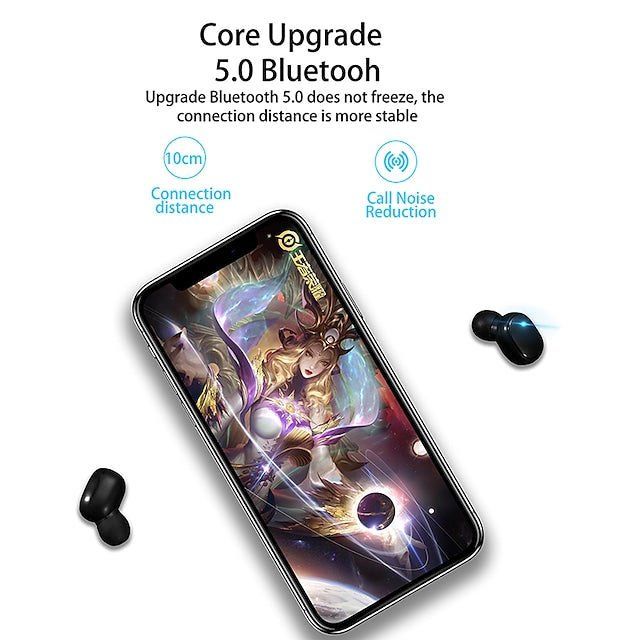 Cuffie: A6s Pro MiPods Bluetooth Kopfhörer in Hellblau – Nuovo e nell'imballaggio originale da Aesch BL venduto da Elektronik_Laden