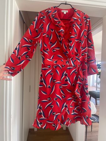 Whistles Wickelkleid aus Seide Gr. 36