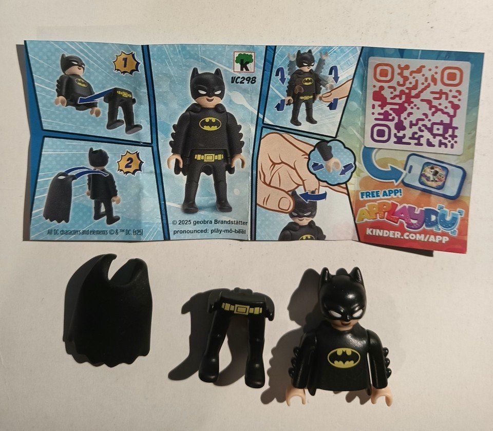 Playmobil Giocattoli: PLAYMOBIL FI?URES 08 BATMAN DC COMICS CHARACTERS Kinder egg – Nuovo (secondo la descrizione) da Vezia venduto da Aquarius_Age 4