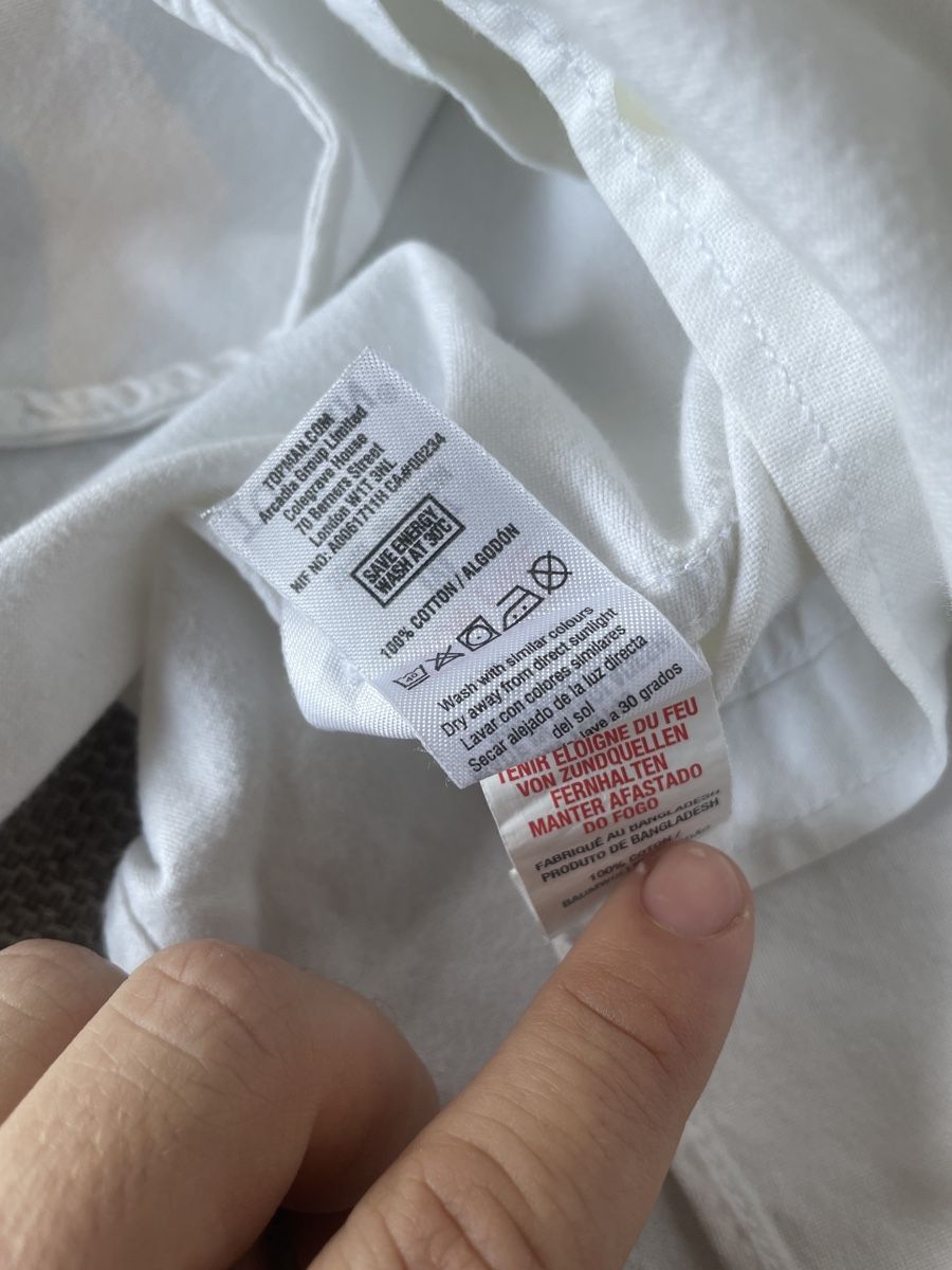 Camicie: Chemise blanche Topman, taille M – Usato da Confignon venduto da MattWen 6