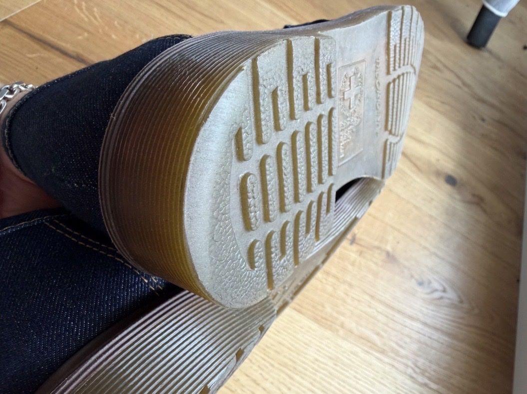 Dr. Martens Scarpe da uomo: Dr. Martens Loafer, blau Denim – Usato da Basel venduto da dahlen 5