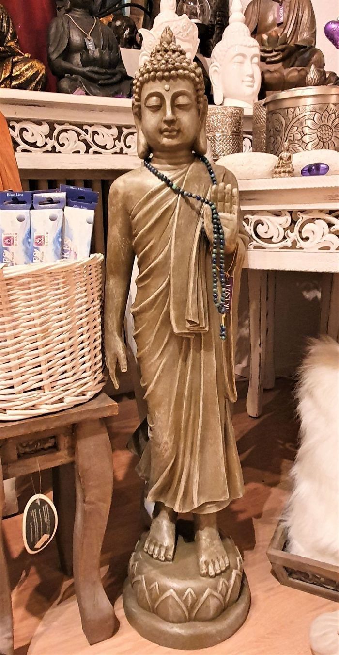 Statuette: Stehender Buddha 82 cm | Neu! – Nuovo (secondo la descrizione) da Männedorf venduto da AKASHA 2