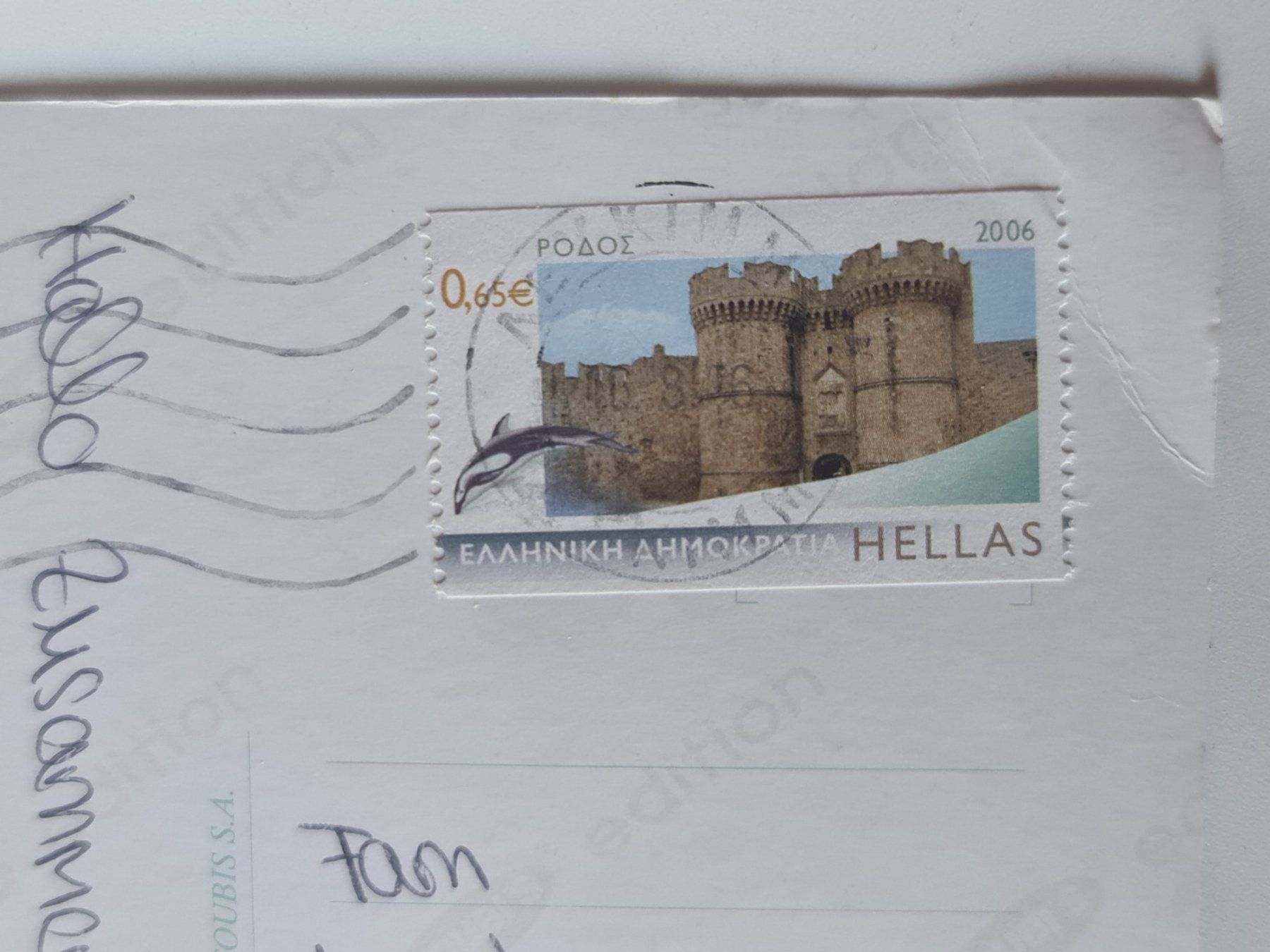 Cartoline postali: Ansichtskarte Korfu Griechenland – Usato da Dintikon venduto da Vexi 1