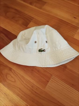 Lacoste Bucket Hat Weiss Grösse 3 Sommer Mütze