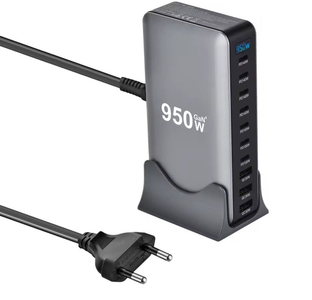 Caricabatterie: Station de charge rapide USB C GaN 950W, 100W PD3.0 PPS – Nuovo e nell'imballaggio originale da Saignelégier venduto da Instant-Key-Pro 5