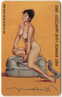 Mel Ramos - seltene Pop Art Telefonkarte von Deutschland