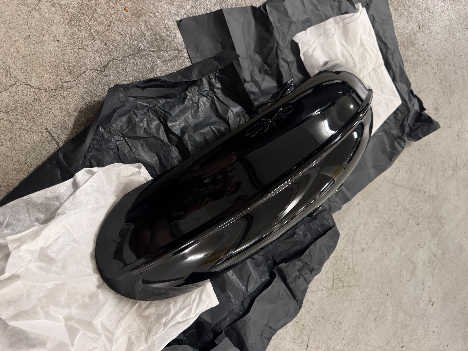 Triumph Tutti i ricambio per moto: Bonneville Bobber Schutzblech vorne – Usato da Zürich venduto da Evo-9