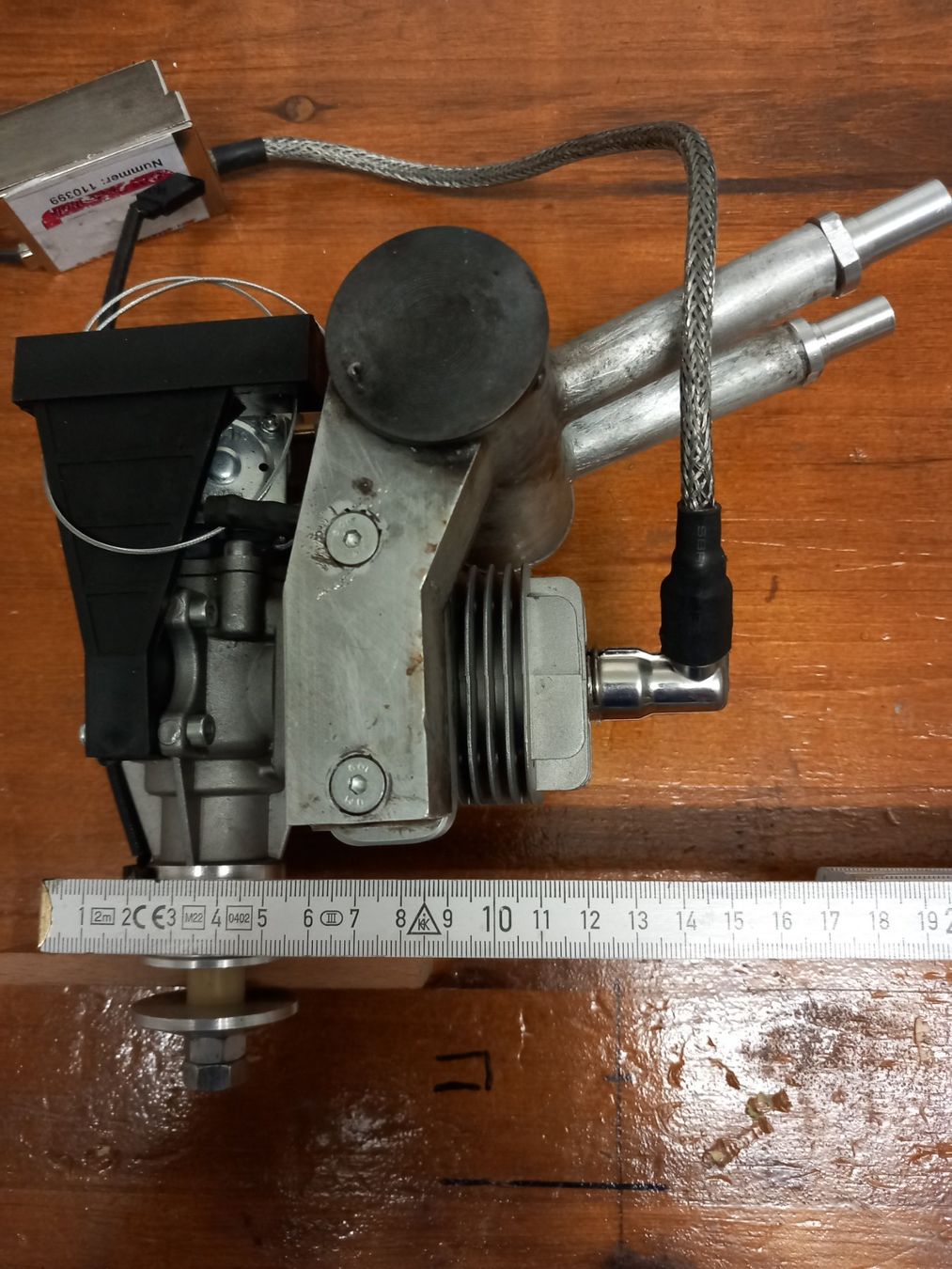 RC Kits de montage: Rc Modellbenzinmotor RCGF mit 20 kcm – D'occasion à Givisiez par Reiffel 4