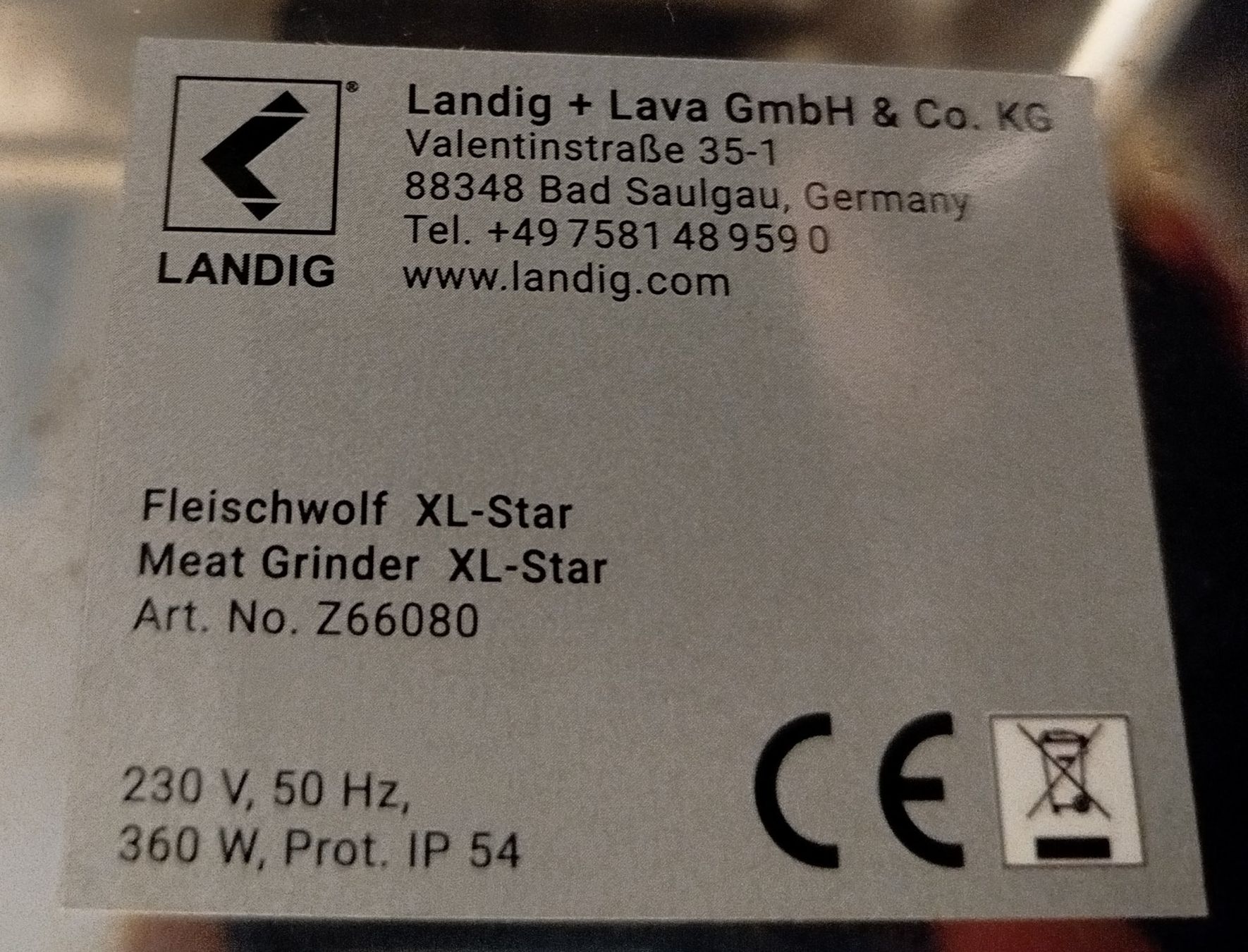 Elettrodomestici da cucina: Fleischwolf Landig mit Zubehör gebraucht – Usato da Zürich venduto da suyang189 2