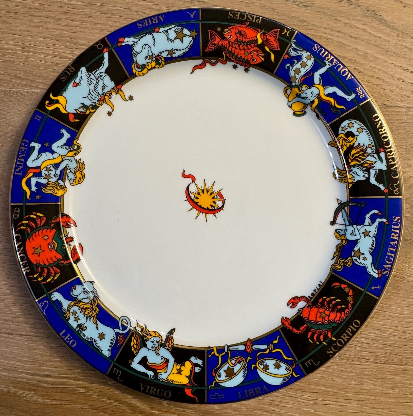 Bopla Teller: Bopla Magic Speiseteller 27 cm mega schön Sternzeichen – Gebraucht aus Rothrist von Luckywinner 7