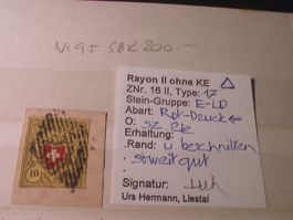 Nr. 95 Rayon 16 II E-LD o SBK 200.--  geprüft