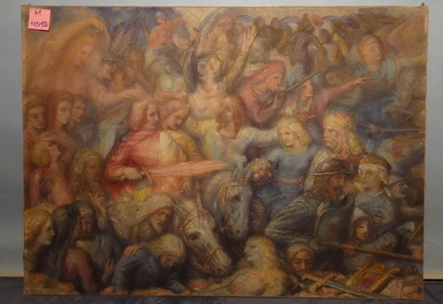 Dipinti: Triptychon gemalt 1944 Grossformatig – Usato da Suhr venduto da Fritz28