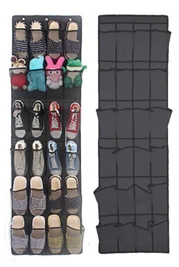Schuhorganizer Für Die Tür - Platzsparende Schuhaufbewahrung Aus Stoff