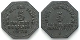 FURTH im Wald (Bayern) 50 Pfennig o.J., Zink