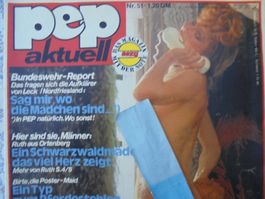 Sex Magazin Erotik Deutschland 1976 PEP AKTUELL + Poster