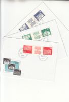 SBK S69, S71-S72 mit Blattbezeichnung FDC