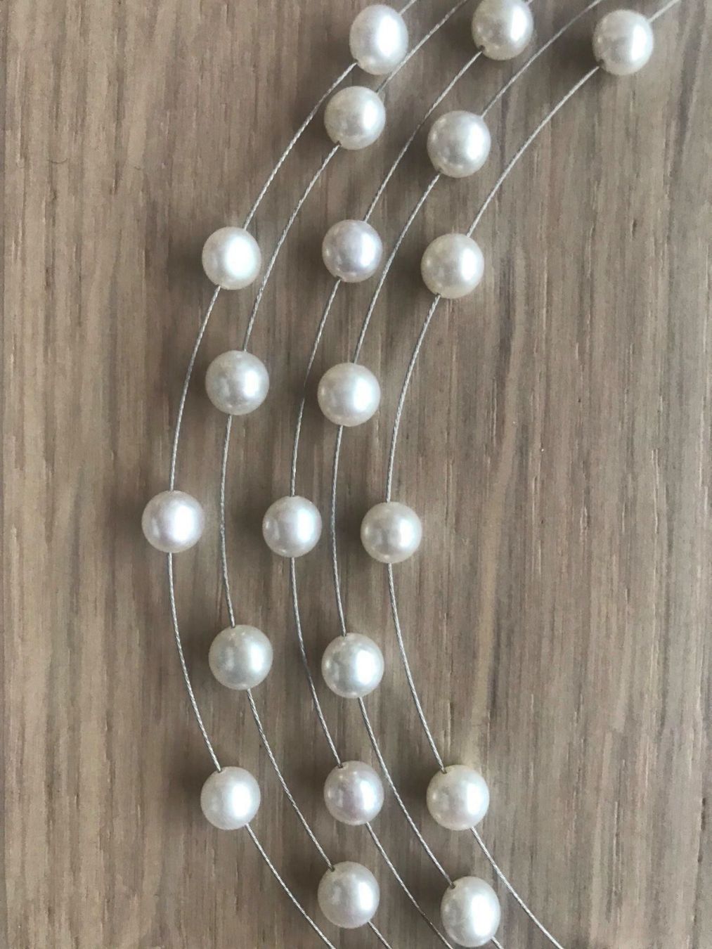 Perle (finte): Schöne Perlenkette Modeschmuck – Usato da Zürich venduto da Swissair1234 1