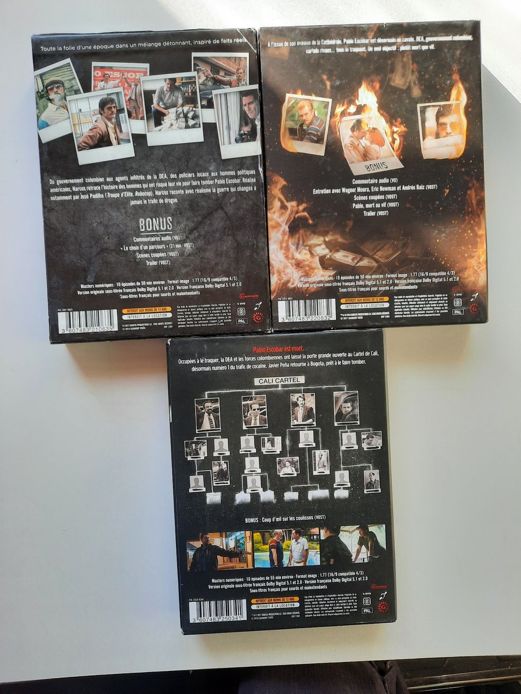 Tutti i DVDs: Narcos Intégrale saison 1 à 3 – Usato da Montreux venduto da princessemalabar 1