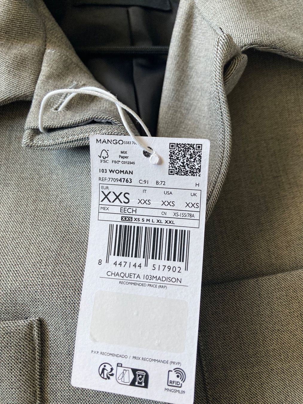 Mango Giacche: Croppet Blazer von MNG – Nuovo (secondo la descrizione) da Thalwil venduto da Anahi 2