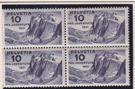 PJ 1931 10 Rp.4er Block (*)