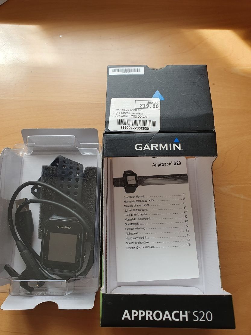 Garmin Misurare: Golf-GPS- Tracker, Garmin Approach S 20 – Usato da Rickenbach b. Wil venduto da colour53
