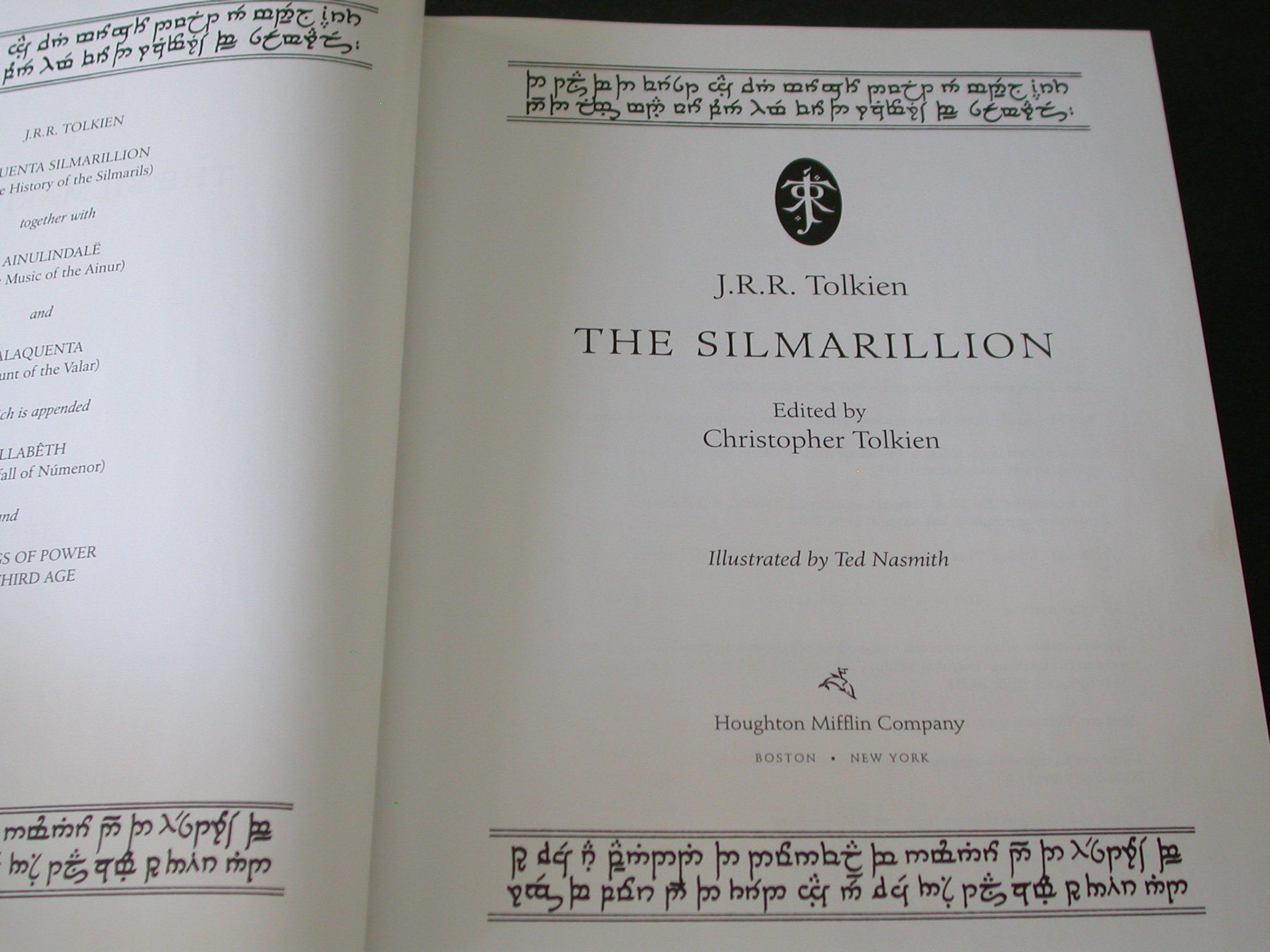 Belletristik: J.R.R. Tolkien: The Silmarillion – Gebraucht aus Zürich von  1
