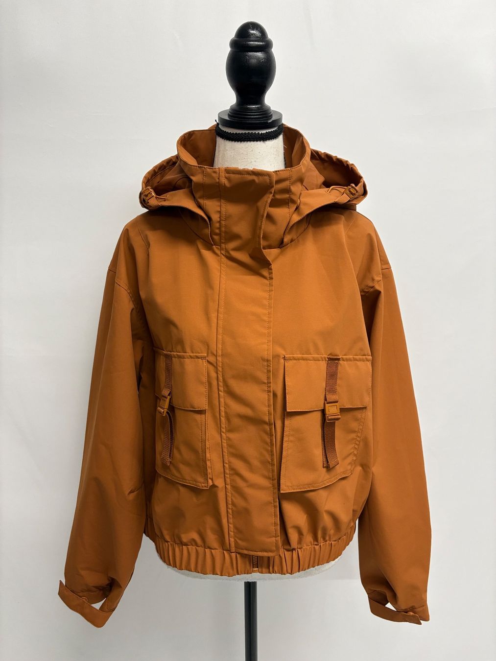 Giacche: REISS neue Übergangsjacke 42 rost Bomberjacke Kapuze – Nuovo (secondo la descrizione) da Regensdorf venduto da secondchancefashion 2