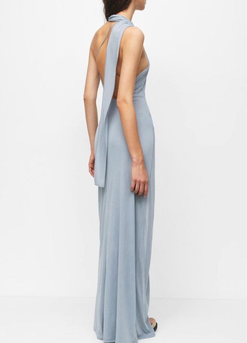 Pull&Bear Robes: HELLBLAUES MAXIKLEID ONE-SHOULDER PULL & BEAR – Neuf (Voir description) à Recherswil par Pajaro11 1