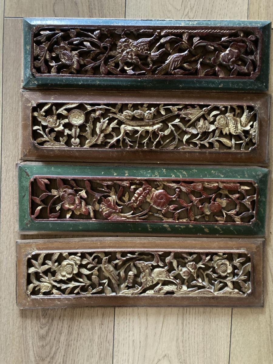 Tutte le decorazioni: Panneaux chinois sculptés – Usato da Bursinel venduto da SeveralLives