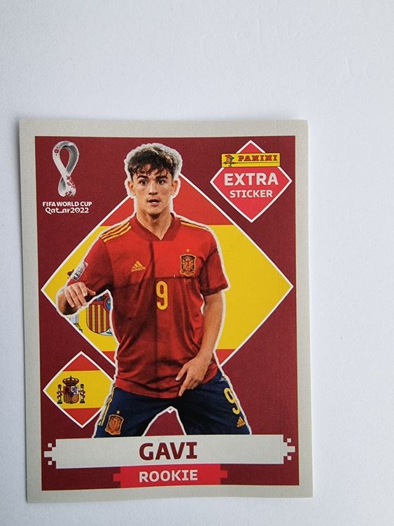 Panini WM 2022 Extra Sticker Gavi Rookie | Kaufen auf Ricardo
