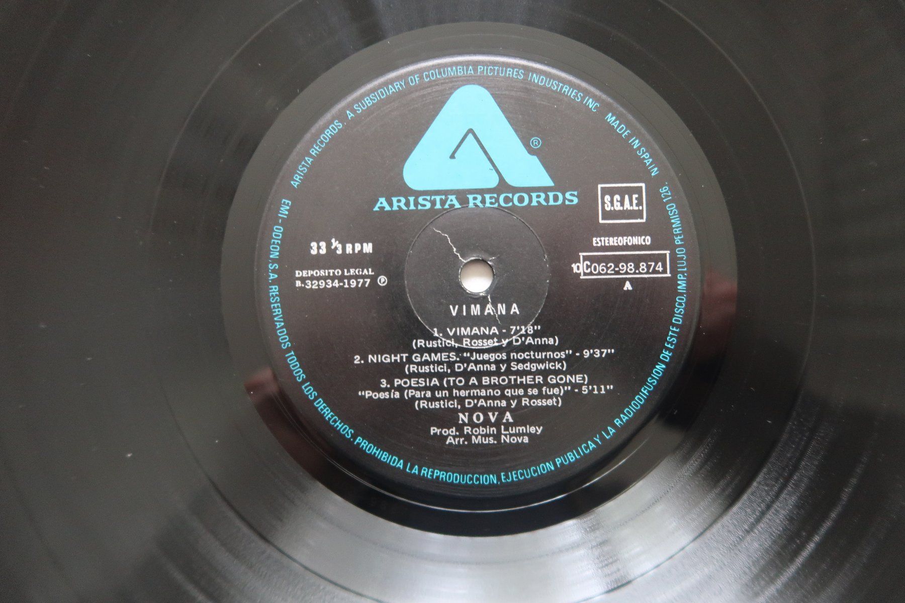 Dischi in vinile: VIMANA - NOVA - VINYL LP – Usato da Basel venduto da Patiscat 2
